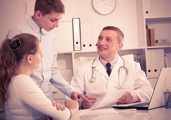 Fototapeta premium Consultation with doctor