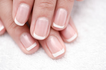 Beautiful Woman Hands. Spa and Manicure concept. Soft skin, skincare concept.