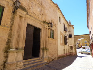 Fototapeta na wymiar Chinchilla de Montearagon. Pueblo en la provincia de Albacete (Castilla La Mancha, España)