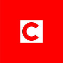Cc C Letter Initial Logo Vector