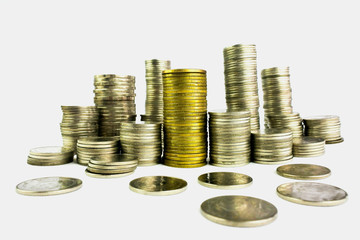 Silver coins are ideal for design, finance, stock charts and businesses.