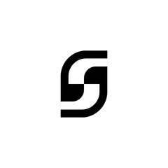 S Initial Letter Logo Vector