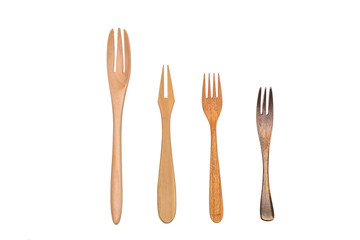 木のカトラリー　Simple wooden cutlery