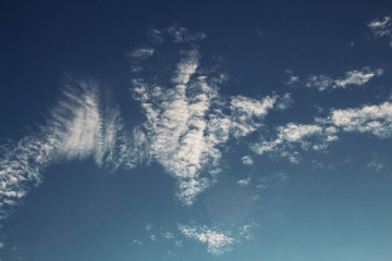 Naklejka na ściany i meble Clouds with beautiful at sky.