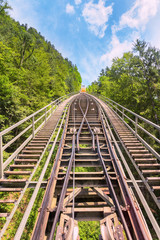 Fototapeta premium Hallstatt Village cable car, near Salzburg, Austria
