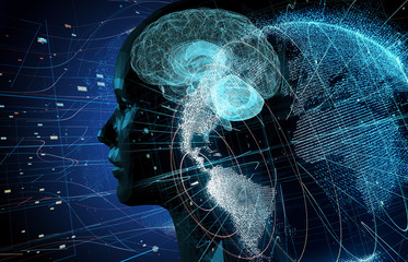 AI(Artificial Intelligence) concept.