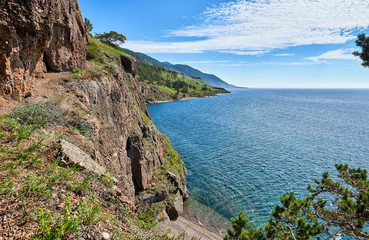 Devil's Bridge is a narrow passage near Baikal