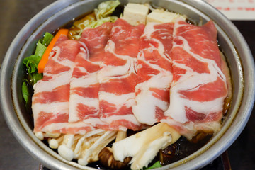 Shabu-shabu is a Japanese dish, a type of hot pot.