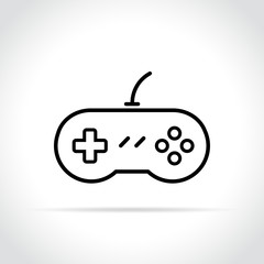 gaming icon on white background