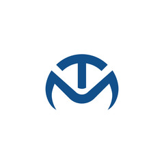M Initial Letter Logo Vector