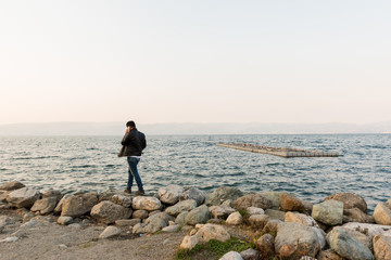 Sapanca lake,a popular destination for locals and tourists.Kocaeli.Turkey