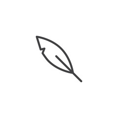 Quill line icon