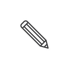 Pencil line icon