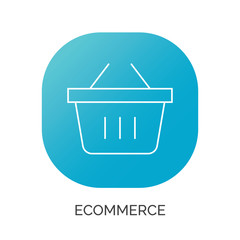 eCommerce basket icon