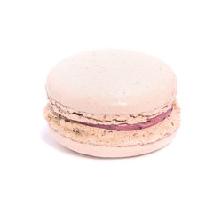 Appetizing cakes macaroons, isolate, close up