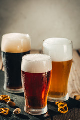 Different types of beer