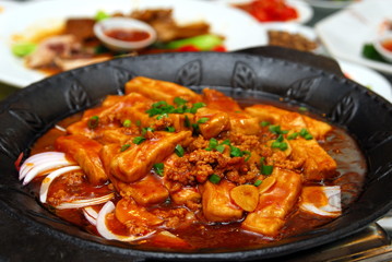 Braise in soy sauce bean curd,