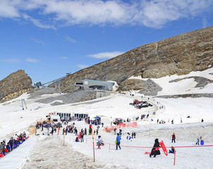 Ski resort at Kaprun, Austria