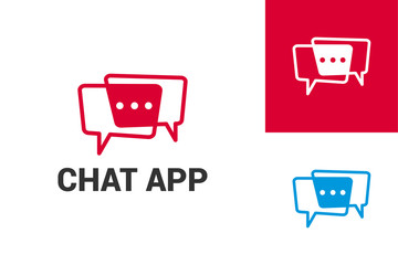 Chatting App Logo Template Design