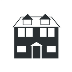 Building icon. House