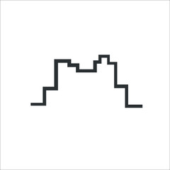 Fototapeta premium Building icon. House