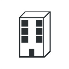 Building icon. House