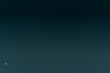 Milky way stars photographed with wide-angle lens. 