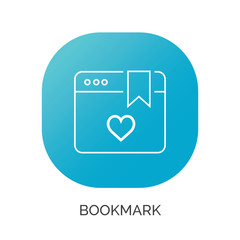 bookmark vector icon