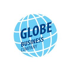 Earth logo template. Globe sign