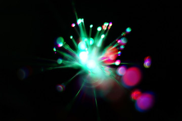 Light explosion background
