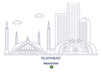 Islamabad City Skyline, Pakistan