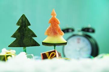 Santa's gone, it's cold 