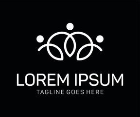 People Logo icon Vector