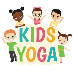 Children yoga logo