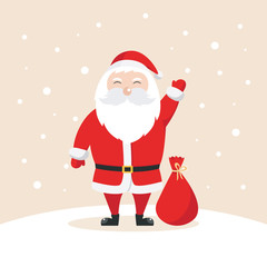 Santa claus illustration vector