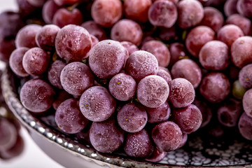 Frozen grapes