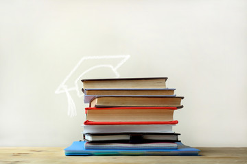 A stack of books