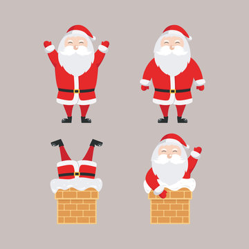 Santa claus illustration vector