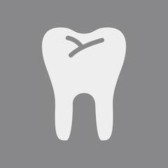 white tooth icon