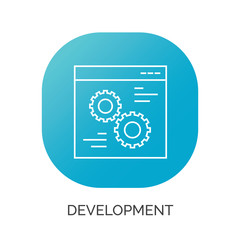 development vector icon