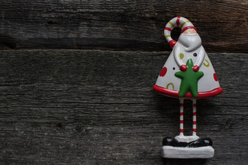 Christmas background with Santa Claus