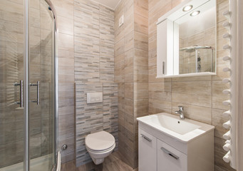 Clean and fresh bathroom with natural light