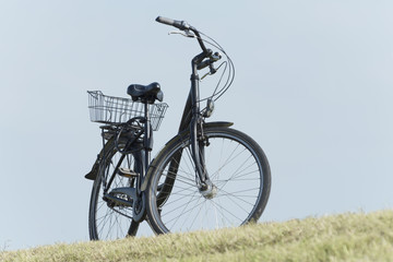 Obraz na płótnie Canvas Schwarzes Fahrrad