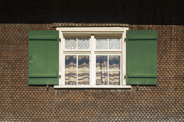 Österreich, Fenster im Bregenzerwald.