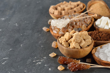 Different types of sugar