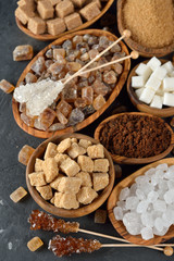 Different types of sugar