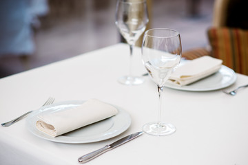 A beautiful table setting.