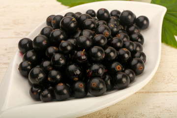 Ripe black currants