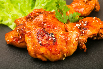 Teriyaki thighs