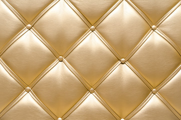 Fototapeta na wymiar golden upholstery